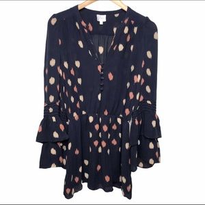 Park silk mini dress